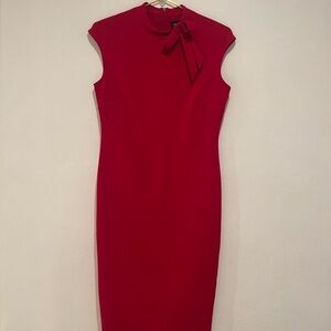 Liz Claiborne Women’s Red Bow Dress Size 4